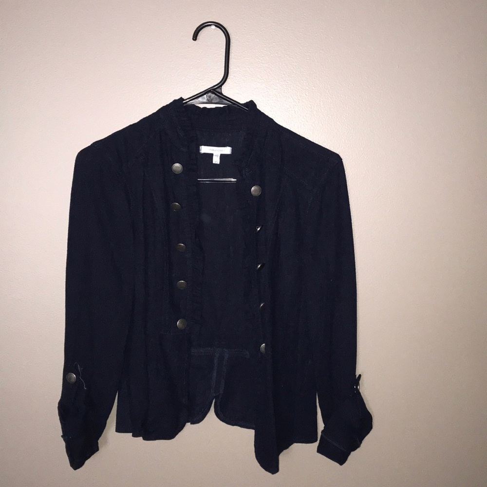 maurice’s crop military jacket
